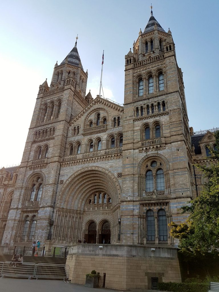 Natural History Museum (NHM) in summer