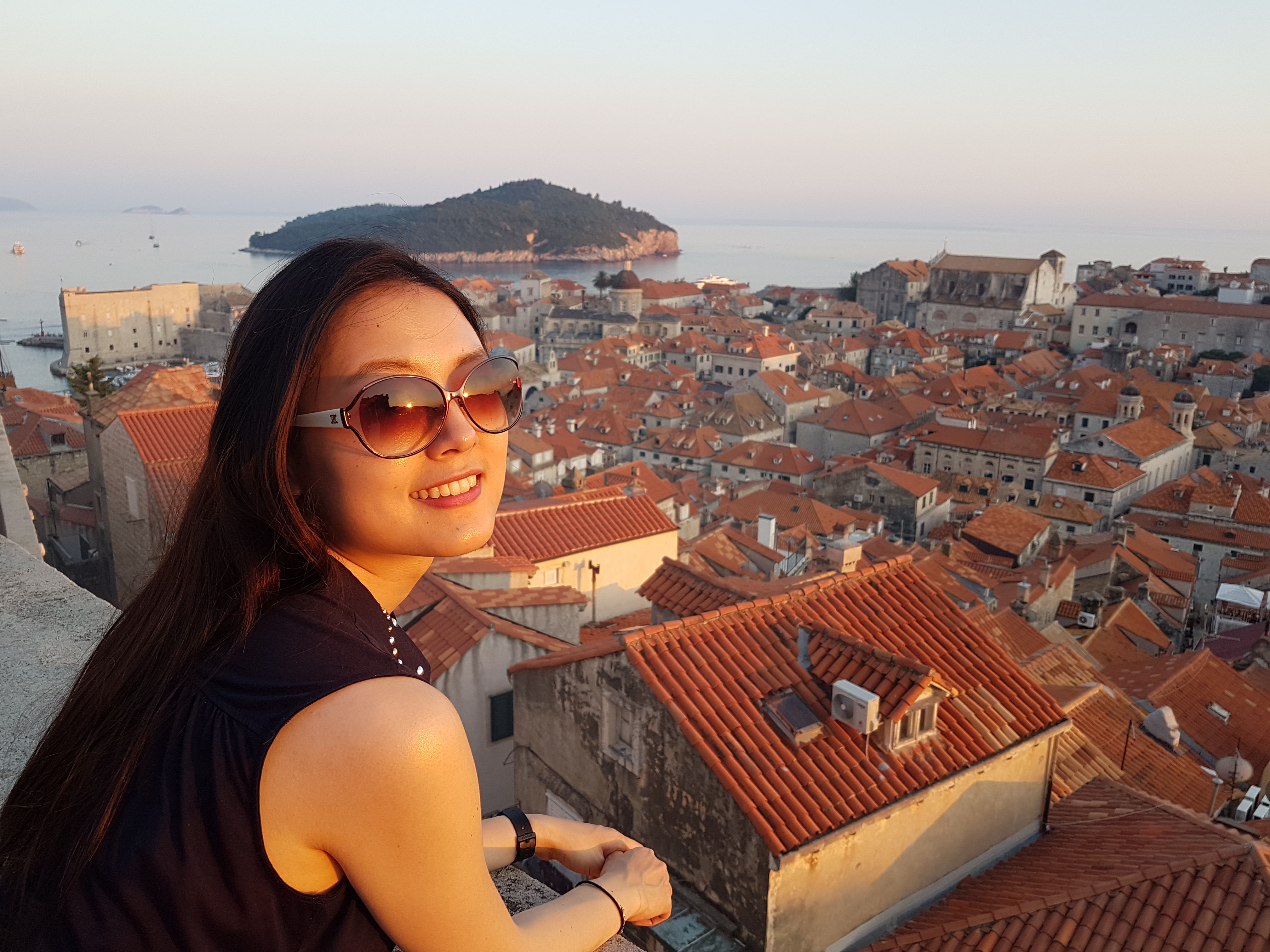 Dubrovnik Sunset from the city walls | what to do in Dubrovnik