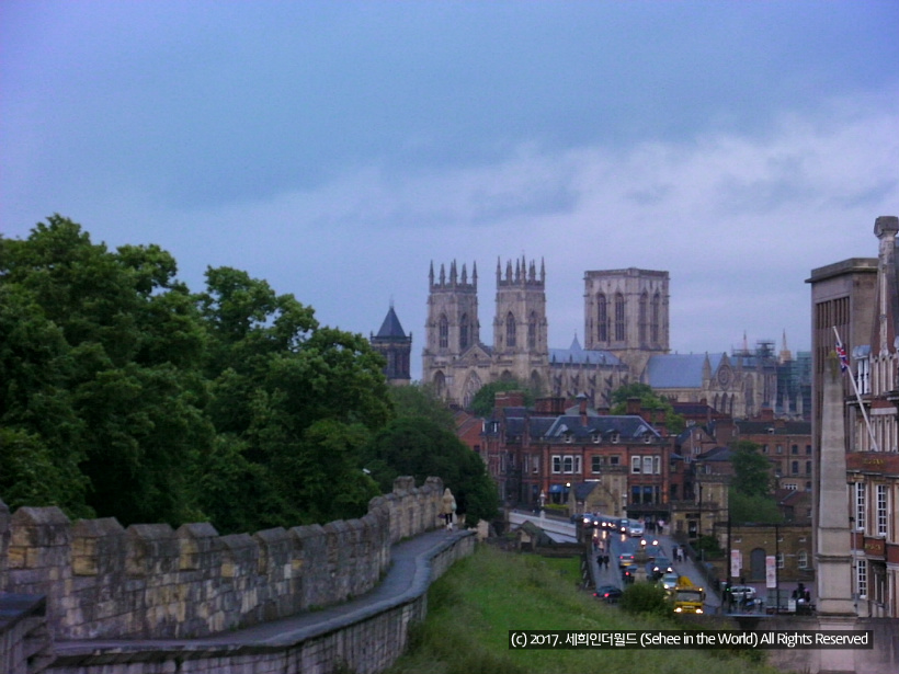 York Minster from York City Walls