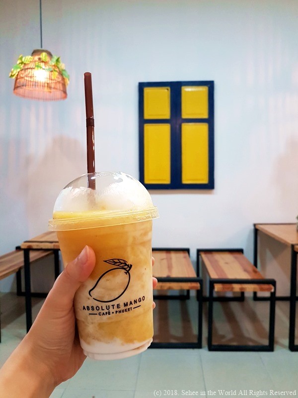 absolute mango - mango smoothie with ice cream - Sehee in the World