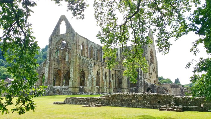 My Favourite Places to Visit  in the UK_Tintern Abbey in Wales_Day_Sehee in the World