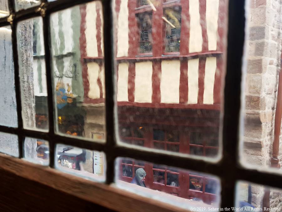 View from where we sat at La Sirene in Mont Saint Michel - Sehee in the World blog