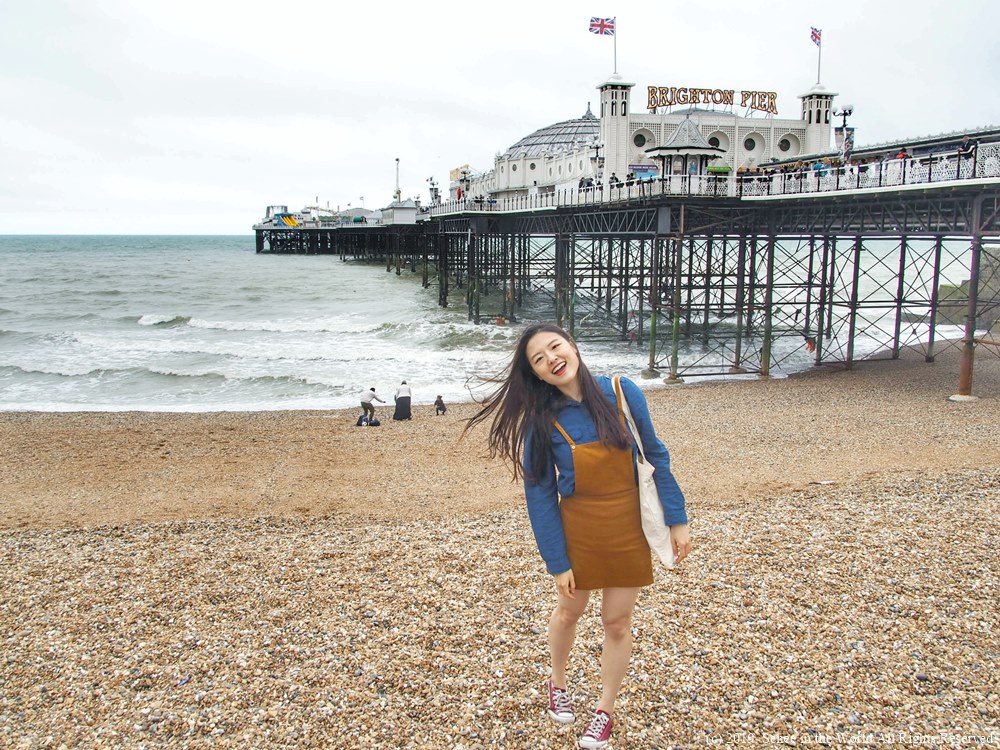 Brighton day trip from London - at Brighton Palace Pier - Sehee in the World