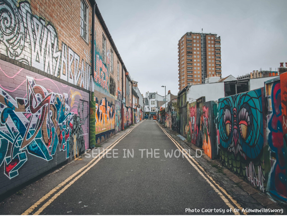 Brighton, Alley, Graffiti
