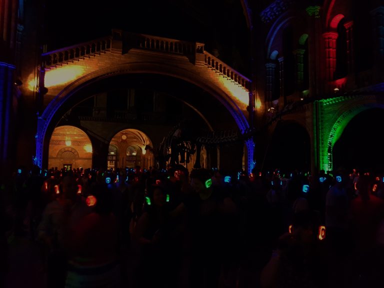 Silent Disco at Natural History Museum