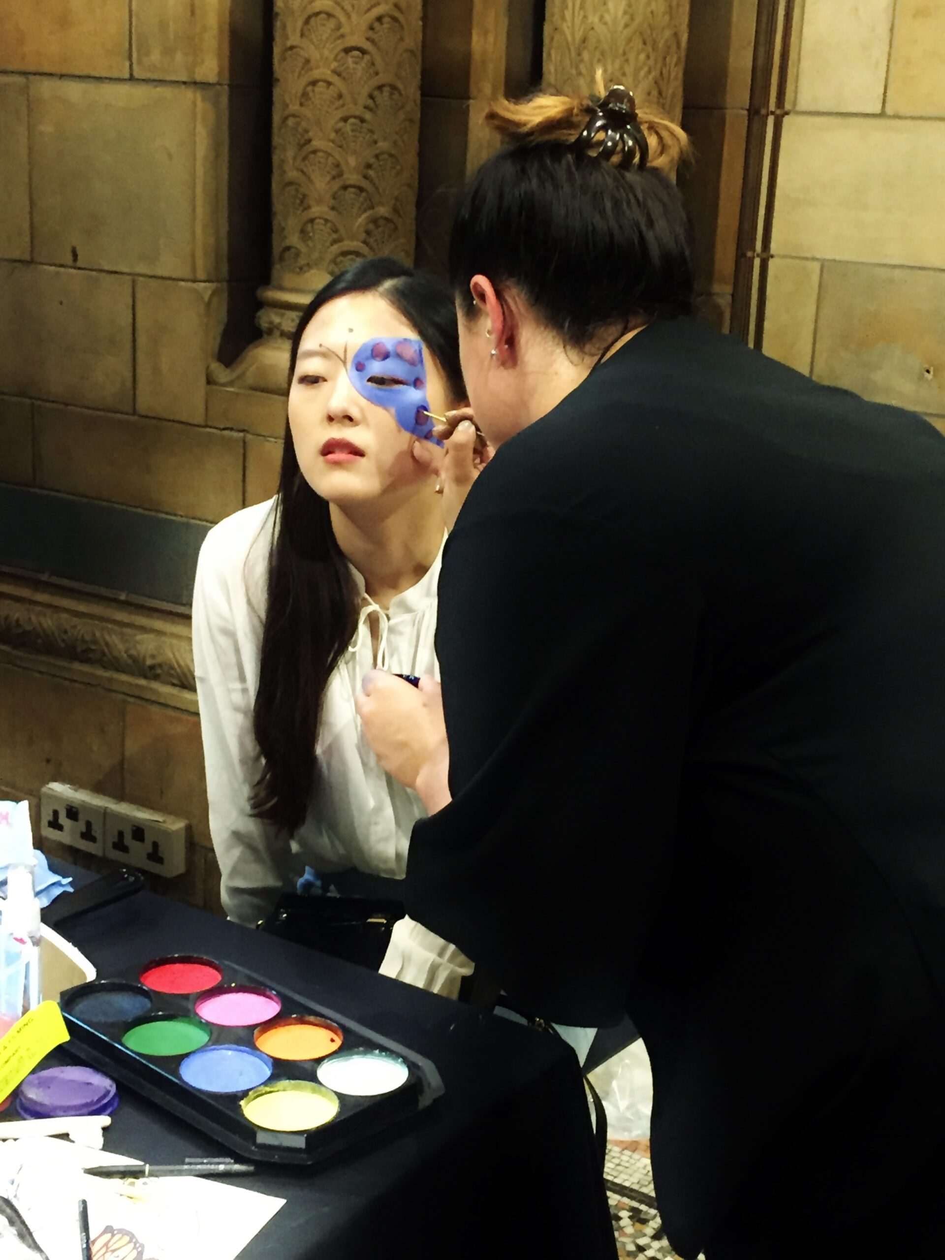 Face paining at NHM