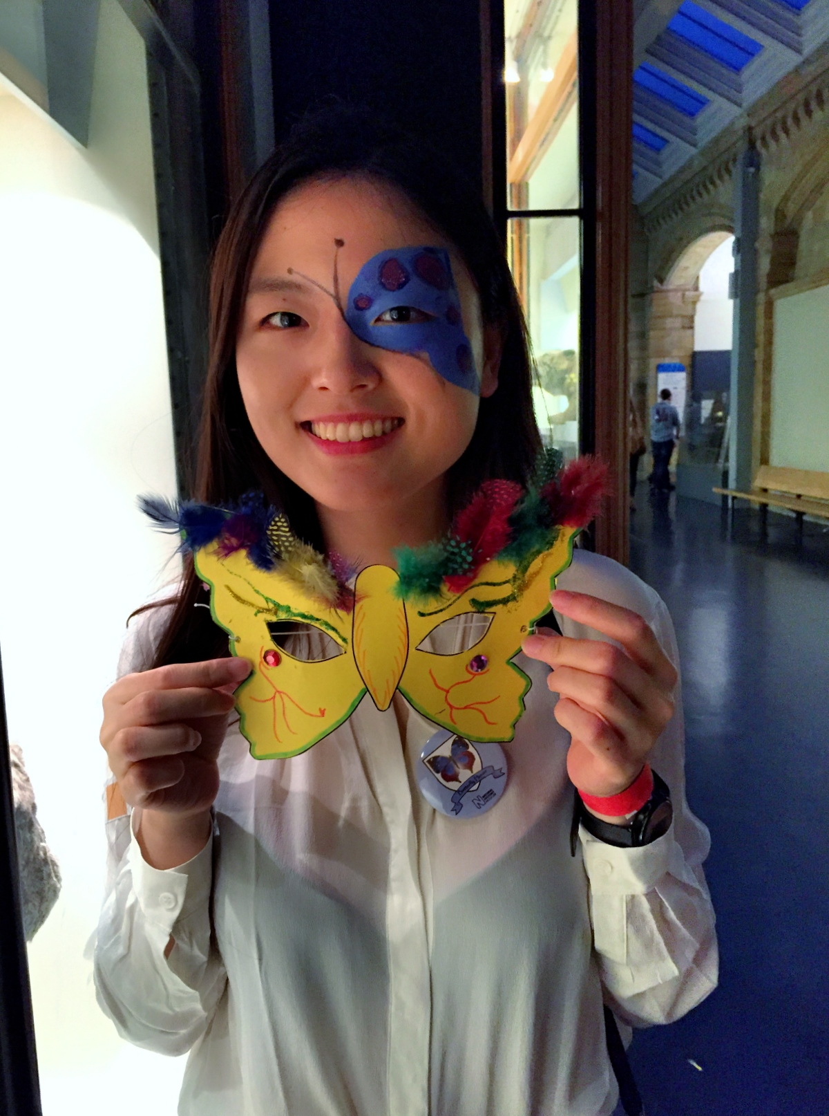 With my Butterfly mask