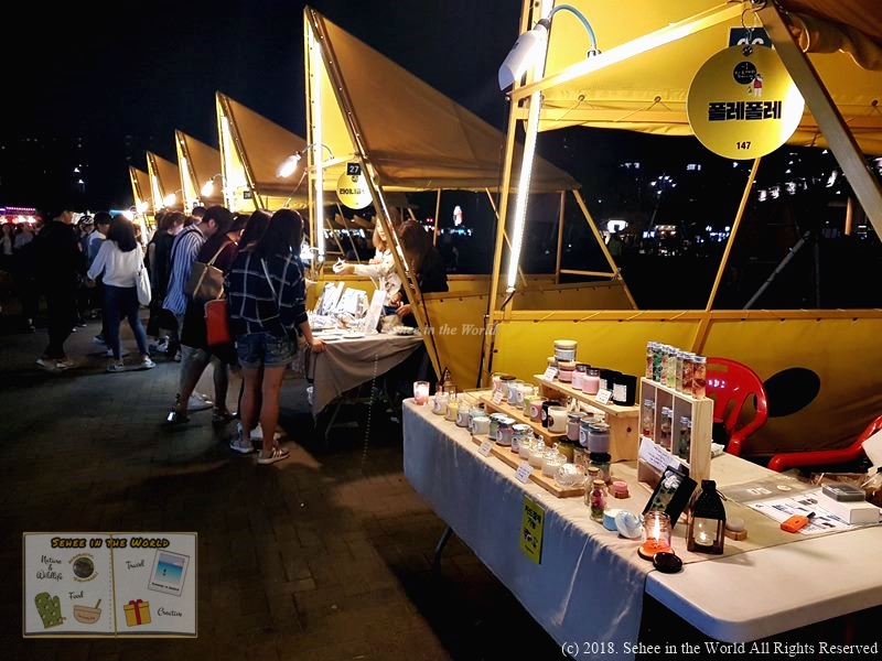 Handmade goods sold at Seoul Bamdokkaebi Night Market (Hangang Moon Light Market) - Sehee in the World