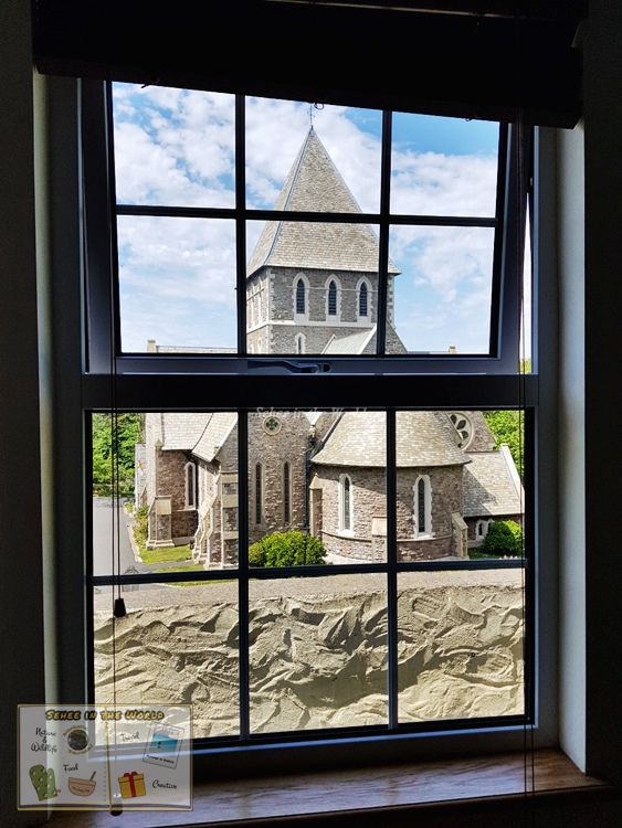 View of St Anne's Church from La Ville Hotel's room (Alderney Trip) - Sehee in the World