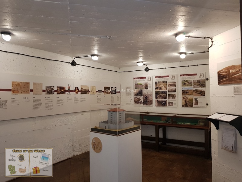Roman Fort's information room (Alderney Trip) - Sehee in the World