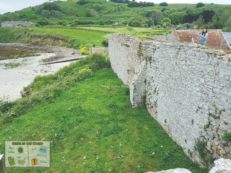 Roman Fort's wall near to the coast (Alderney Trip) - Sehee in the World