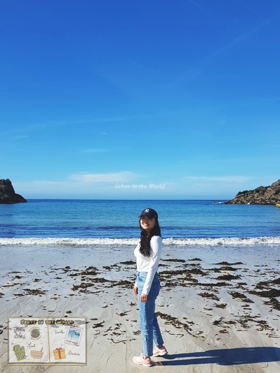 Myself at Saye Beach (Alderney Trip) - Sehee in the World